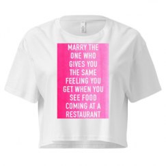 Ladies Festival Cali Crop Top Tee