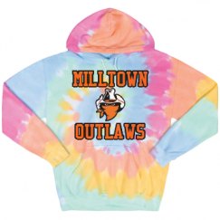 Unisex Tie-Dye Fleece Hoodie