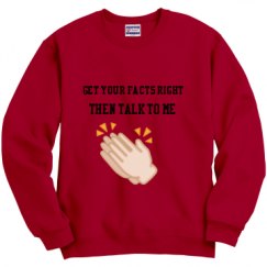 Unisex Film and Foil Crewneck Sweatshirt