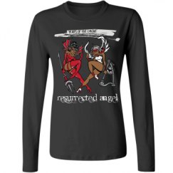 Ladies Relaxed Fit Basic Long Sleeve Tee