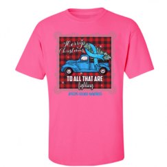 Unisex Ultra Cotton Safety Neon Crewneck Tee