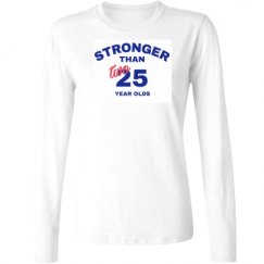 Ladies Relaxed Fit Basic Long Sleeve Tee