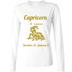 Ladies Relaxed Fit Basic Long Sleeve Tee