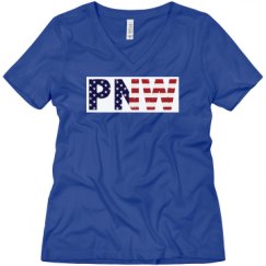 Ladies Relaxed Fit V-Neck Tee