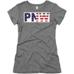 Ladies Slim Fit Super Soft Triblend Tee