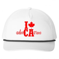 Snapback Five-Panel Rope Hat