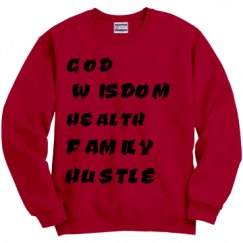 Unisex Film and Foil Crewneck Sweatshirt