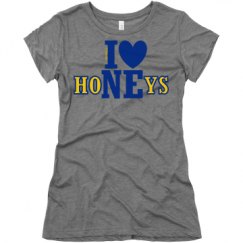Ladies Slim Fit Super Soft Triblend Tee