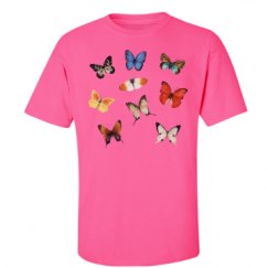 Unisex Ultra Cotton Safety Neon Crewneck Tee