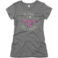 Ladies Slim Fit Super Soft Triblend Tee