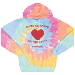Unisex Tie-Dye Fleece Hoodie