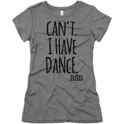 Ladies Slim Fit Super Soft Triblend Tee