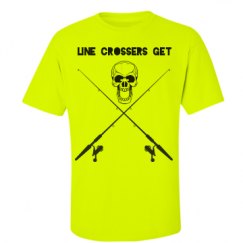 Unisex Ultra Cotton Safety Neon Crewneck Tee