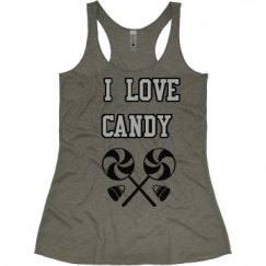 Ladies Slim Fit Super Soft Racerback Triblend Tank