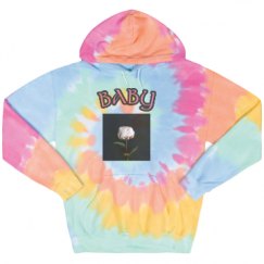 Unisex Tie-Dye Fleece Hoodie