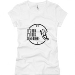 Ladies Slim Fit Basic Promo Jersey Tee