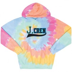 Unisex Tie-Dye Fleece Hoodie