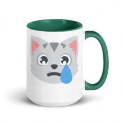 15oz Ceramic Mug with Color Inside