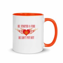 11oz Ceramic Mug with Color Inside