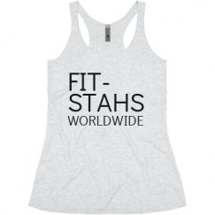 Ladies Slim Fit Super Soft Racerback Triblend Tank