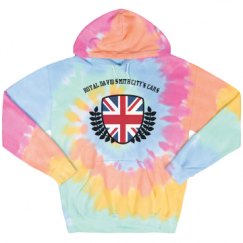 Unisex Tie-Dye Fleece Hoodie