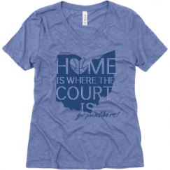 Ladies Relaxed Fit Super Soft Triblend V-Neck Tee