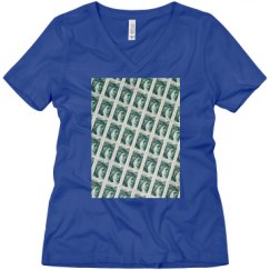 Ladies Relaxed Fit V-Neck Tee