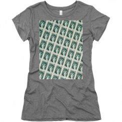 Ladies Slim Fit Super Soft Triblend Tee