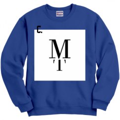 Unisex Film and Foil Crewneck Sweatshirt