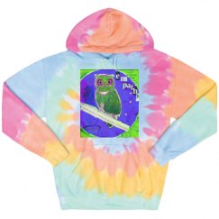 Unisex Tie-Dye Fleece Hoodie