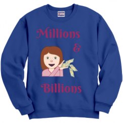 Unisex Film and Foil Crewneck Sweatshirt