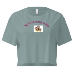 Ladies Festival Cali Crop Top Tee