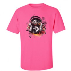 Unisex Ultra Cotton Safety Neon Crewneck Tee