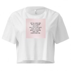 Ladies Festival Cali Crop Top Tee