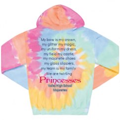 Unisex Tie-Dye Fleece Hoodie