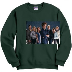 Unisex Film and Foil Crewneck Sweatshirt