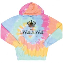 Unisex Tie-Dye Fleece Hoodie