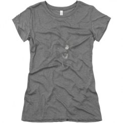 Ladies Slim Fit Super Soft Triblend Tee