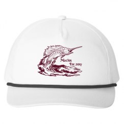 Snapback Five-Panel Rope Hat