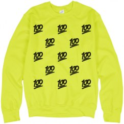Unisex Neon Crewneck Sweatshirt