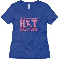 Ladies Relaxed Fit V-Neck Tee