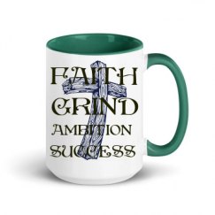 15oz Ceramic Mug with Color Inside