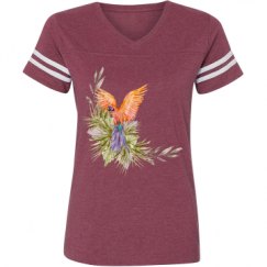 Ladies Relaxed Fit Vintage Sports Tee