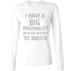 Ladies Relaxed Fit Basic Long Sleeve Tee