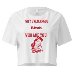 Ladies Festival Cali Crop Top Tee