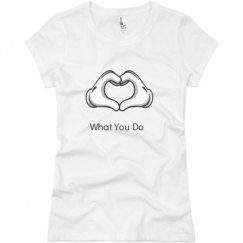 Ladies Slim Fit Basic Promo Jersey Tee