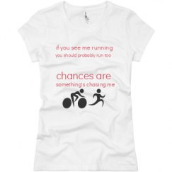 Ladies Slim Fit Basic Promo Jersey Tee