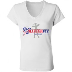 Ladies Slim Fit V-Neck Jersey Tee