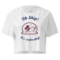 Ladies Festival Cali Crop Top Tee