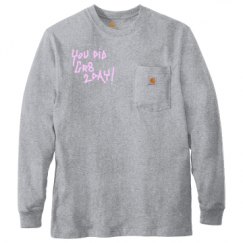 Unisex Carhartt Pocket Long Sleeve Tee